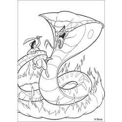 Dibujo para colorear: Cobra (Animales) #3229 - Dibujos para Colorear e Imprimir Gratis