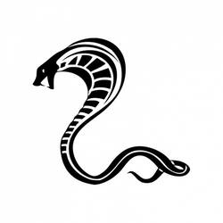 Dibujo para colorear: Cobra (Animales) #3362 - Dibujos para Colorear e Imprimir Gratis