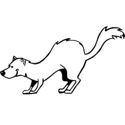 Dibujo para colorear: Comadreja (Animales) #205432 - Dibujos para Colorear e Imprimir Gratis