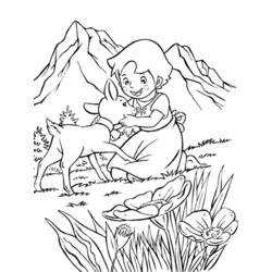 Dibujo para colorear: Coneja (Animales) #1121 - Dibujos para Colorear e Imprimir Gratis