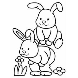 Dibujo Conejo (Animales) #177174 para imprimir y colorear