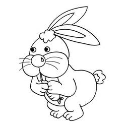 Dibujo para colorear: Conejo (Animales) #9511 - Dibujos para Colorear e Imprimir Gratis