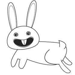 Dibujo para colorear: Conejo (Animales) #9523 - Dibujos para Colorear e Imprimir Gratis