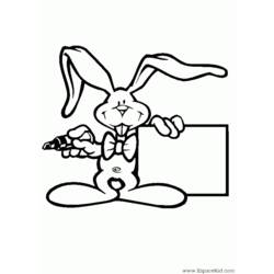 Dibujo para colorear: Conejo (Animales) #9572 - Dibujos para Colorear e Imprimir Gratis