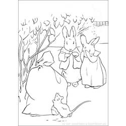 Dibujo para colorear: Conejo (Animales) #9605 - Dibujos para Colorear e Imprimir Gratis