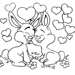 Dibujo para colorear: Conejo (Animales) #9617 - Dibujos para Colorear e Imprimir Gratis