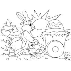 Dibujo para colorear: Conejo (Animales) #9642 - Dibujos para Colorear e Imprimir Gratis