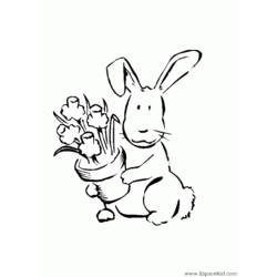 Dibujo para colorear: Conejo (Animales) #9652 - Dibujos para Colorear e Imprimir Gratis