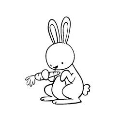 Dibujo para colorear: Conejo (Animales) #9659 - Dibujos para Colorear e Imprimir Gratis