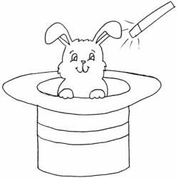 Dibujo para colorear: Conejo (Animales) #9668 - Dibujos para Colorear e Imprimir Gratis