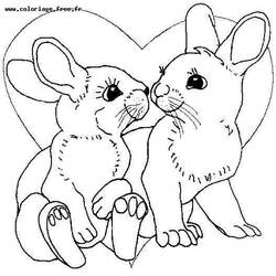 Dibujo para colorear: Conejo (Animales) #9679 - Dibujos para Colorear e Imprimir Gratis
