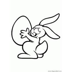 Dibujo para colorear: Conejo (Animales) #9684 - Dibujos para Colorear e Imprimir Gratis