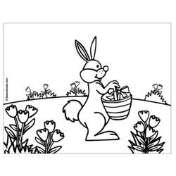 Dibujo para colorear: Conejo (Animales) #9696 - Dibujos para Colorear e Imprimir Gratis