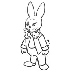 Dibujo para colorear: Conejo (Animales) #9699 - Dibujos para Colorear e Imprimir Gratis