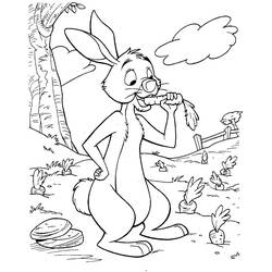 Dibujo para colorear: Conejo (Animales) #9700 - Dibujos para Colorear e Imprimir Gratis
