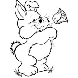 Dibujo para colorear: Conejo (Animales) #9701 - Dibujos para Colorear e Imprimir Gratis