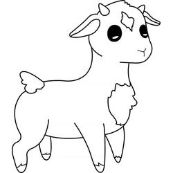 Dibujo Cordero (Animales) #184259 para imprimir y colorear