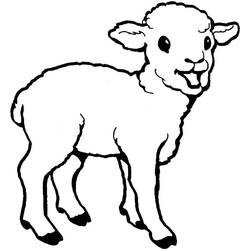Dibujo Cordero (Animales) #184260 para imprimir y colorear