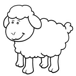 Dibujo Cordero (Animales) #184261 para imprimir y colorear