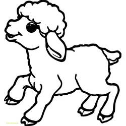 Dibujo Cordero (Animales) #184267 para imprimir y colorear