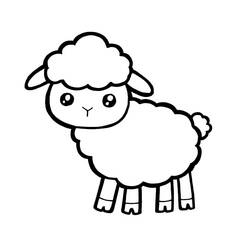 Dibujo Cordero (Animales) #184268 para imprimir y colorear