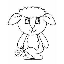 Dibujo Cordero (Animales) #184270 para imprimir y colorear