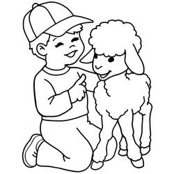 Dibujo Cordero (Animales) #184280 para imprimir y colorear