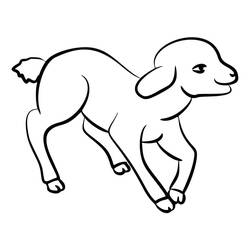 Dibujo Cordero (Animales) #184286 para imprimir y colorear