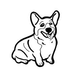 Dibujos para colorear: Corgi - Dibujos para Colorear e Imprimir Gratis