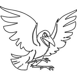 Dibujo para colorear: Cuervo (Animales) #208996 - Dibujos para Colorear e Imprimir Gratis