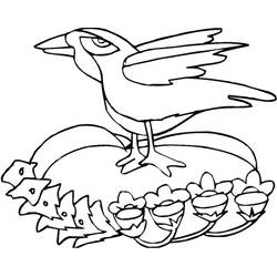 Dibujo para colorear: Cuervo (Animales) #209006 - Dibujos para Colorear e Imprimir Gratis