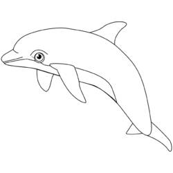 Dibujo para colorear: Delfín (Animales) #5206 - Dibujos para Colorear e Imprimir Gratis