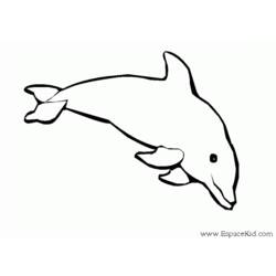 Dibujo para colorear: Delfín (Animales) #5209 - Dibujos para Colorear e Imprimir Gratis