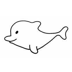 Dibujo para colorear: Delfín (Animales) #5250 - Dibujos para Colorear e Imprimir Gratis