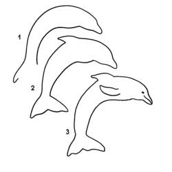 Dibujo para colorear: Delfín (Animales) #5267 - Dibujos para Colorear e Imprimir Gratis