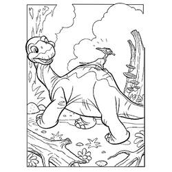Dibujo para colorear: Dinosaurio (Animales) #5491 - Dibujos para Colorear e Imprimir Gratis