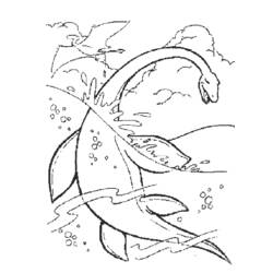 Dibujo para colorear: Dinosaurio (Animales) #5509 - Dibujos para Colorear e Imprimir Gratis