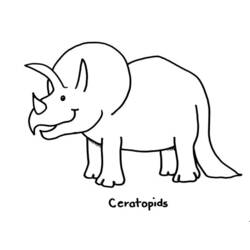 Dibujo para colorear: Dinosaurio (Animales) #5524 - Dibujos para Colorear e Imprimir Gratis
