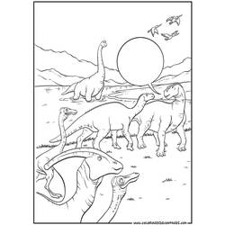 Dibujo para colorear: Dinosaurio (Animales) #5530 - Dibujos para Colorear e Imprimir Gratis