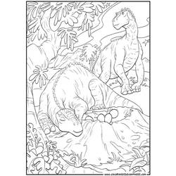 Dibujo para colorear: Dinosaurio (Animales) #5536 - Dibujos para Colorear e Imprimir Gratis