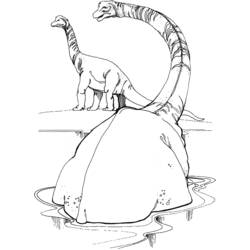 Dibujo para colorear: Dinosaurio (Animales) #5567 - Dibujos para Colorear e Imprimir Gratis