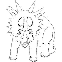 Dibujo para colorear: Dinosaurio (Animales) #5569 - Dibujos para Colorear e Imprimir Gratis