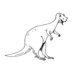 Dibujo para colorear: Dinosaurio (Animales) #5573 - Dibujos para Colorear e Imprimir Gratis