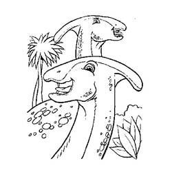 Dibujo para colorear: Dinosaurio (Animales) #5578 - Dibujos para Colorear e Imprimir Gratis