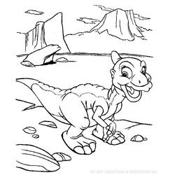Dibujo para colorear: Dinosaurio (Animales) #5613 - Dibujos para Colorear e Imprimir Gratis