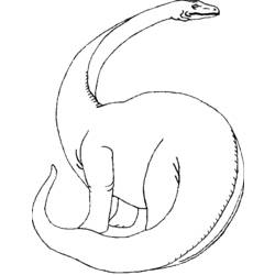 Dibujo para colorear: Dinosaurio (Animales) #5616 - Dibujos para Colorear e Imprimir Gratis