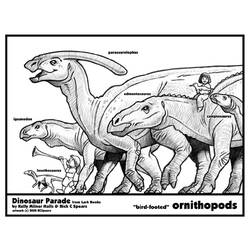 Dibujo para colorear: Dinosaurio (Animales) #5619 - Dibujos para Colorear e Imprimir Gratis