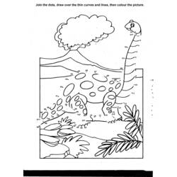 Dibujo para colorear: Dinosaurio (Animales) #5634 - Dibujos para Colorear e Imprimir Gratis