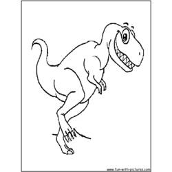 Dibujo para colorear: Dinosaurio (Animales) #5639 - Dibujos para Colorear e Imprimir Gratis