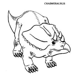 Dibujo para colorear: Dinosaurio (Animales) #5641 - Dibujos para Colorear e Imprimir Gratis